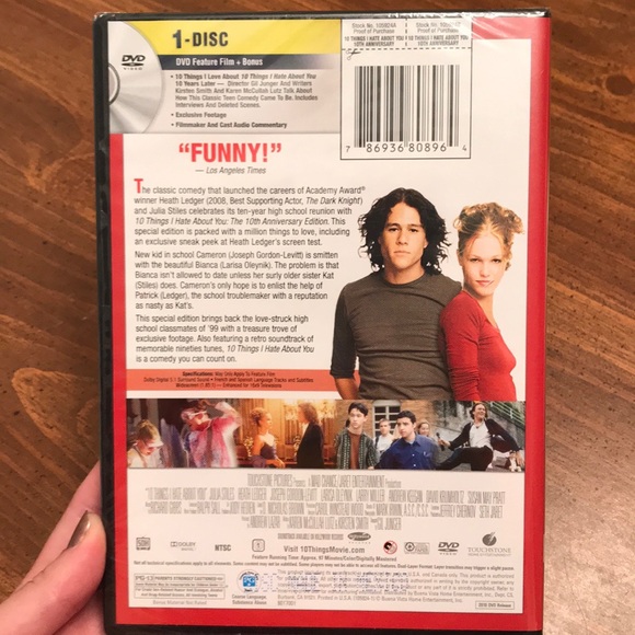 DVD 10 Things I Hate About You - Picture 2 of 2